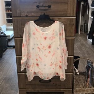 Beautiful floral blouse made in Italy